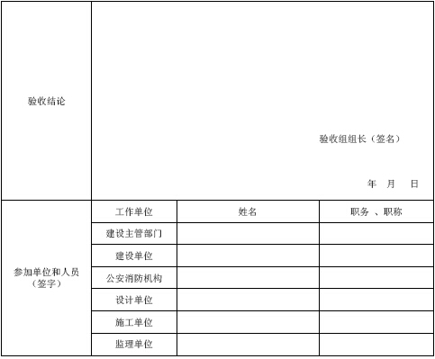 验收记录表