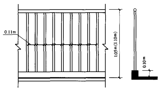 图6.6.3-2 垂直栏杆
