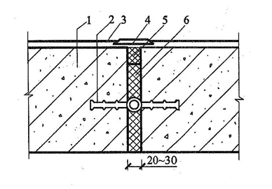 图5.1.6-2  中埋式止水带与嵌缝材料复合使用