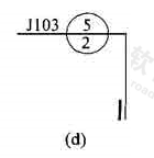 图7.2.2d  用于索引剖面详图的索引符号