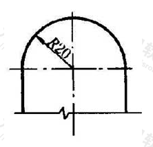 图11.4.1  半径标注方法