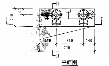 双栓带消防软管卷盘消火栓箱(平面图)