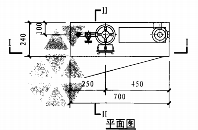 单栓带应急照明配消防软管卷盘消火栓箱（平面图）