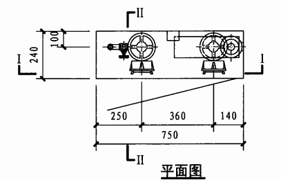 双栓带应急照明配消防软管卷盘消火栓箱(平面图)