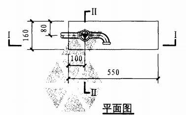 轻便消防水龙箱（平面图）