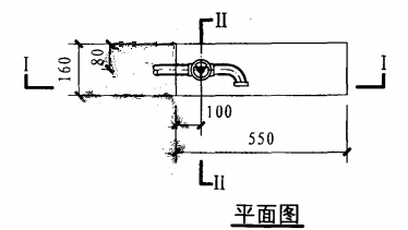 轻便消防水龙柜(二）（平面图）