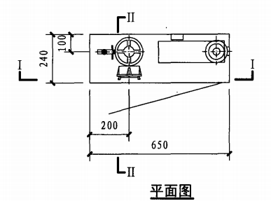试验用消火栓箱(平面图)