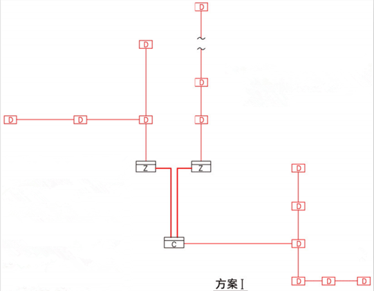 区域显示器(火灾显示盘)的设置(方案I)