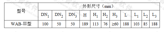 表A.2.6 卫生间异层排水专用同层检修地漏外形尺寸