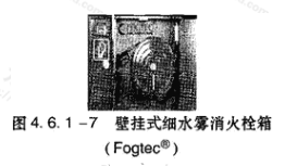 图4.6.1-7  壁挂式细水雾消火栓箱  