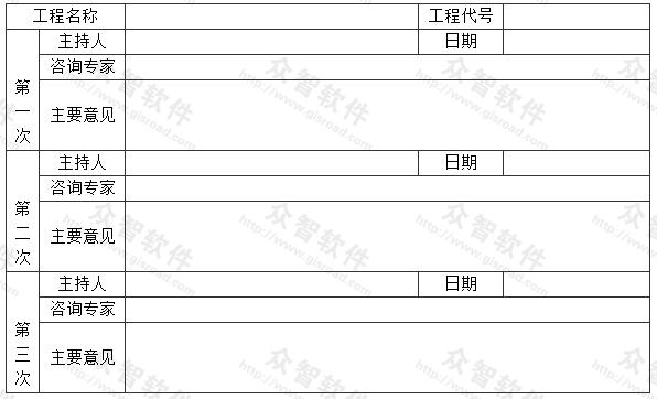 超限高层建筑工程结构设计咨询、论证信息表