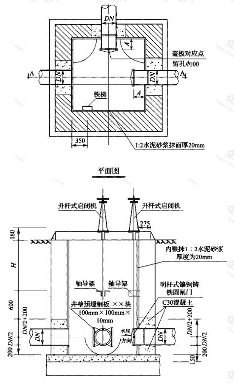 图1 转换井的做法