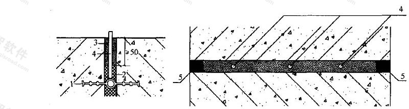 图4.2.4-3 变形缝埋管（嘴）注浆止水