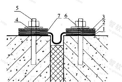图4.2.5-2 螺栓固定内置式密封止水带