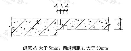 外筒裙墙受剪控制缝构造