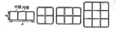  栅格式塑料管横断面形式