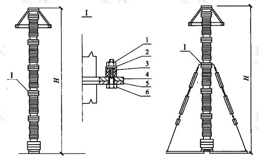 图A.3.2 避雷器减震装置示意