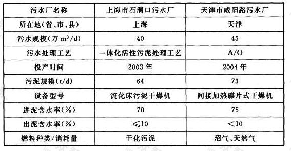 表29 国内热干化设备安装运行情况