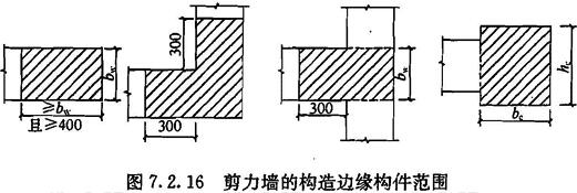 剪力墙的构造边缘构件范围