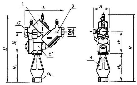 WT-909系列螺纹连接倒流防止器的外形