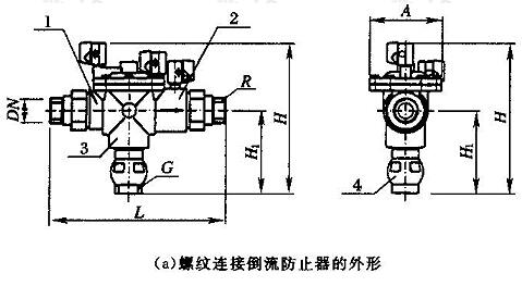 YQ系列倒流防止器的外形