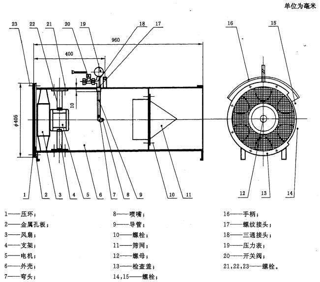 图8  高倍泡沫产生器