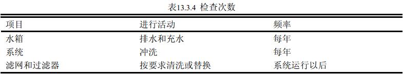 表13.3.4 检查次数