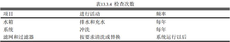 表13.3.4  检查次数