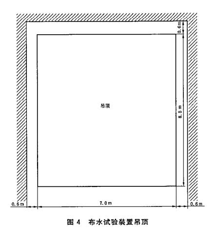 图4 布水试验装置吊顶