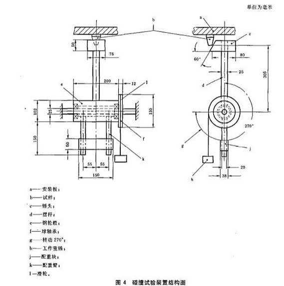 碰撞试验装置结构图