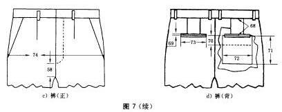 男冬季制服之长裤