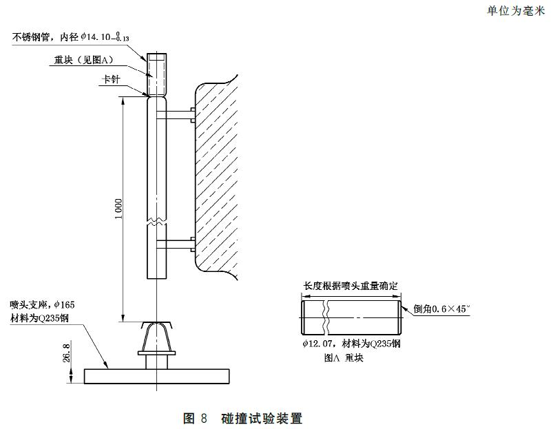 图8 碰撞试验装置