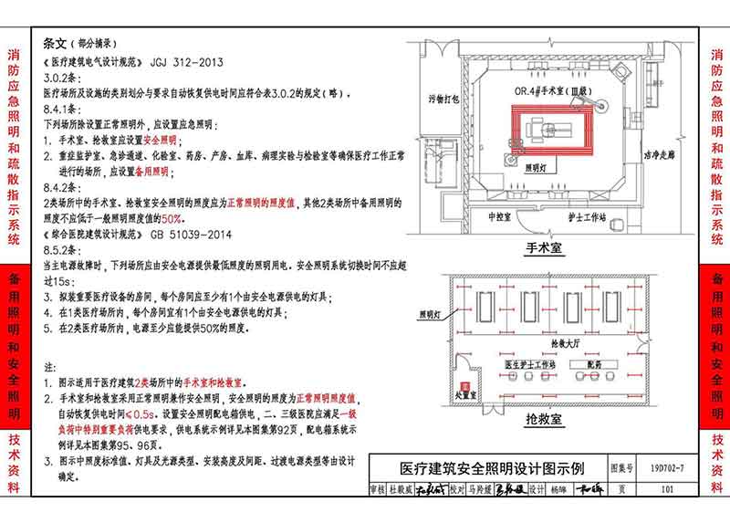医疗建筑安全照明设计图示例