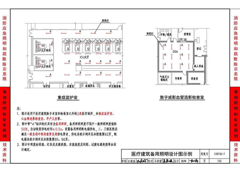 医疗建筑备用照明设计图示例