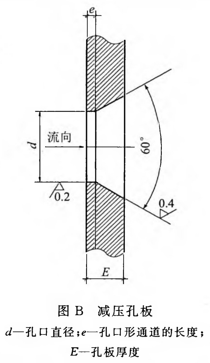 图B 减压孔板